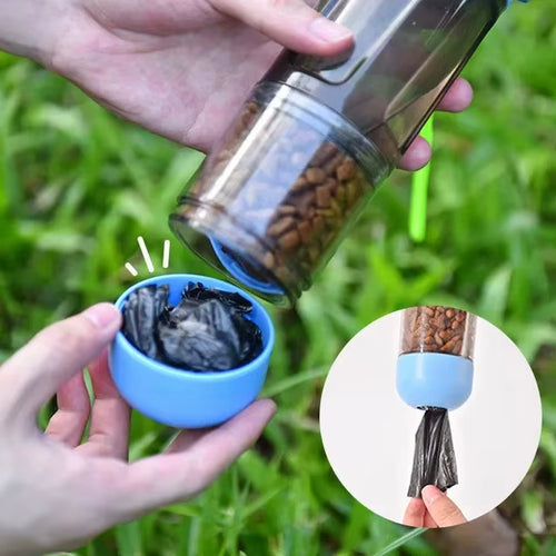 4 1 Eco-Friendly Automatic Pet Travel Water Cup Portable Folding Dog Feeder Comida Bottle Platos Para Mascotas Agua Botella De