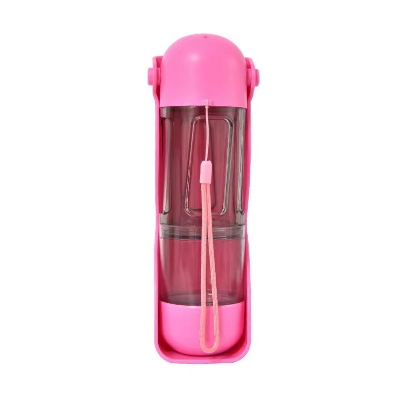 4 1 Eco-Friendly Automatic Pet Travel Water Cup Portable Folding Dog Feeder Comida Bottle Platos Para Mascotas Agua Botella De