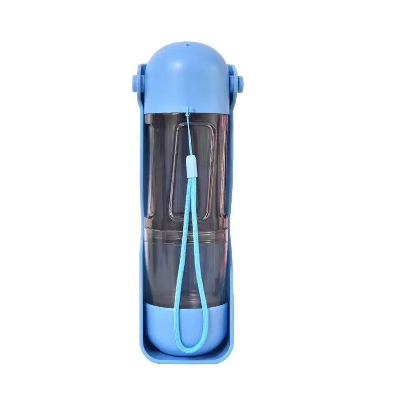 4 1 Eco-Friendly Automatic Pet Travel Water Cup Portable Folding Dog Feeder Comida Bottle Platos Para Mascotas Agua Botella De