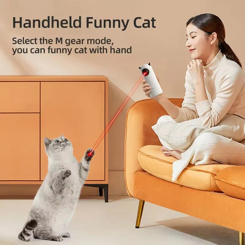 Juguete Automático Para Gatos – Láser LED Interactivo E Inteligente