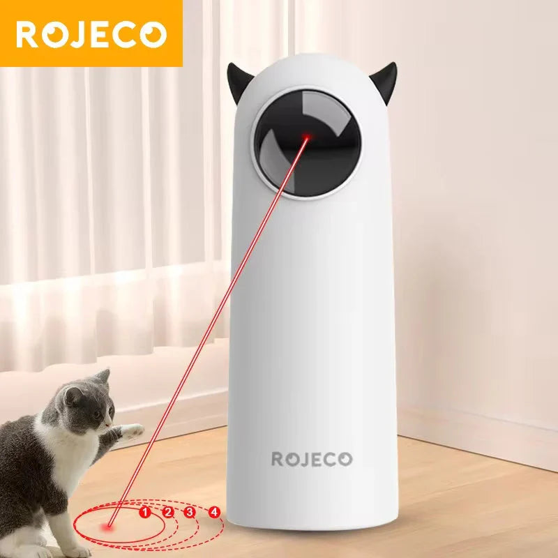 Juguete Automático Para Gatos – Láser LED Interactivo E Inteligente