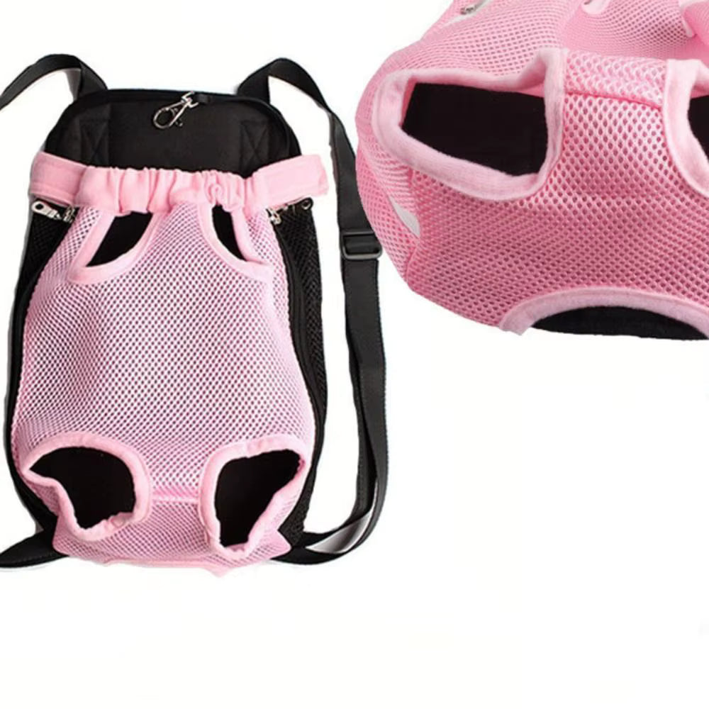 Mochila Transportadora para Mascotas – Malla Transpirable para Perros y Gatos Pequeños